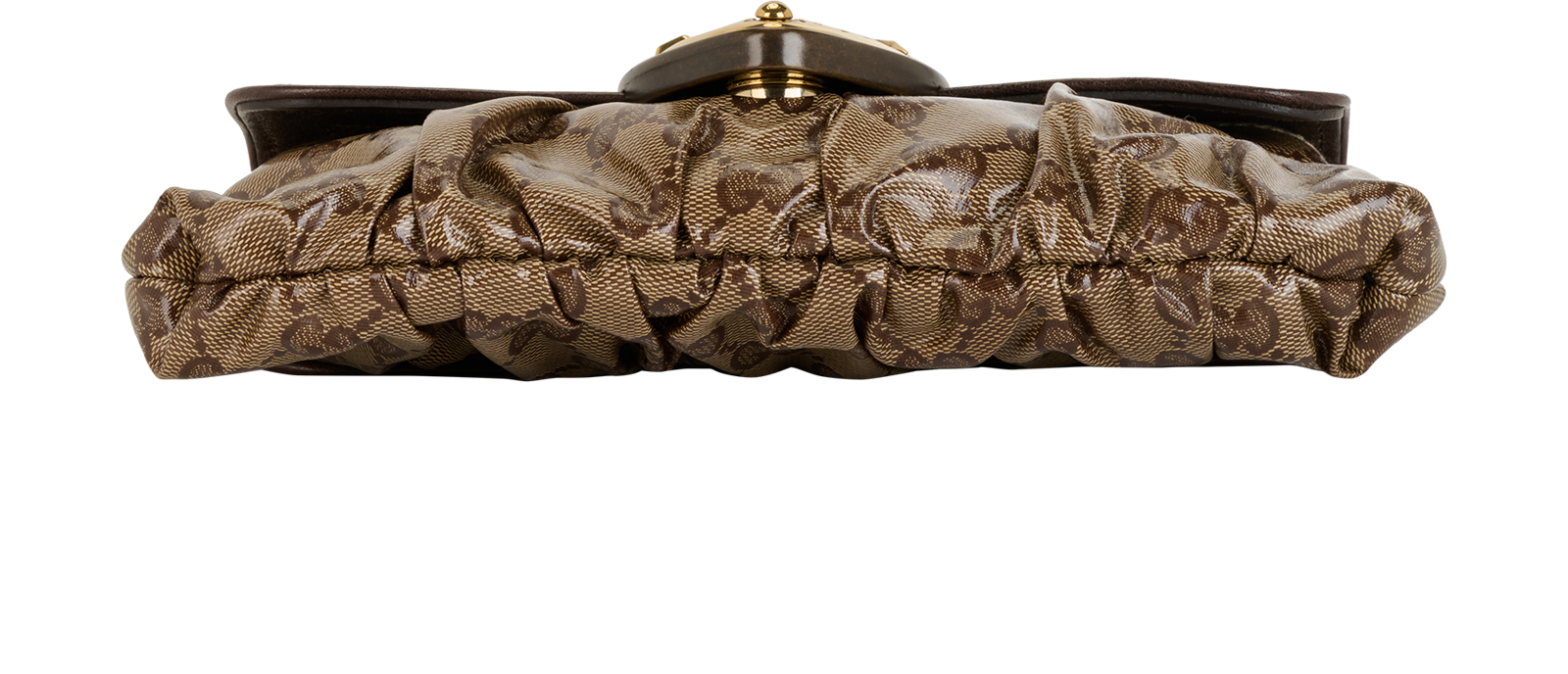 Babouska Hysteria Clutch On Chain, &pound;210, Handbags, Brown, Canvas, Top view